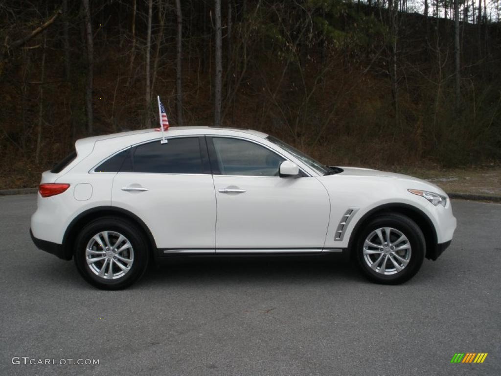 Moonlight White 2010 Infiniti FX 35 Exterior Photo #45993950