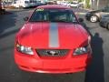 2003 Torch Red Ford Mustang V6 Coupe  photo #3