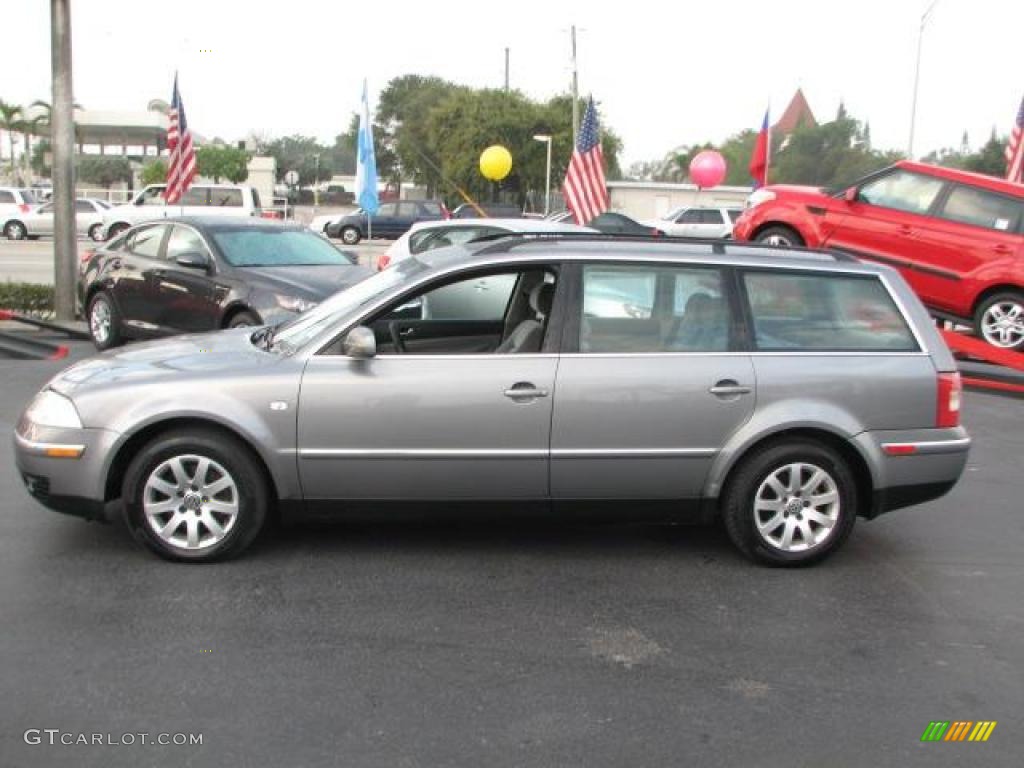 Silverstone Grey Metallic 2002 Volkswagen Passat GLS Wagon Exterior Photo #45994490
