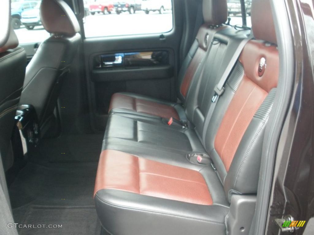 Harley Davidson Lava Red/Black Interior 2010 Ford F150 Harley-Davidson SuperCrew 4x4 Photo #45994787