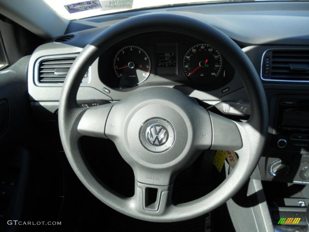 2011 Jetta S Sedan - Black / Titan Black photo #16