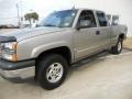 2003 Light Pewter Metallic Chevrolet Silverado 1500 Z71 Extended Cab 4x4  photo #3