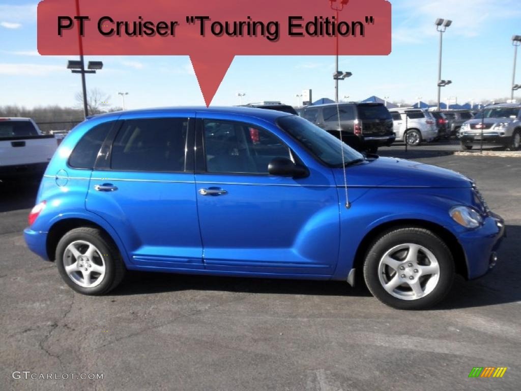 2006 PT Cruiser Touring - Electric Blue Pearl / Pastel Slate Gray photo #1