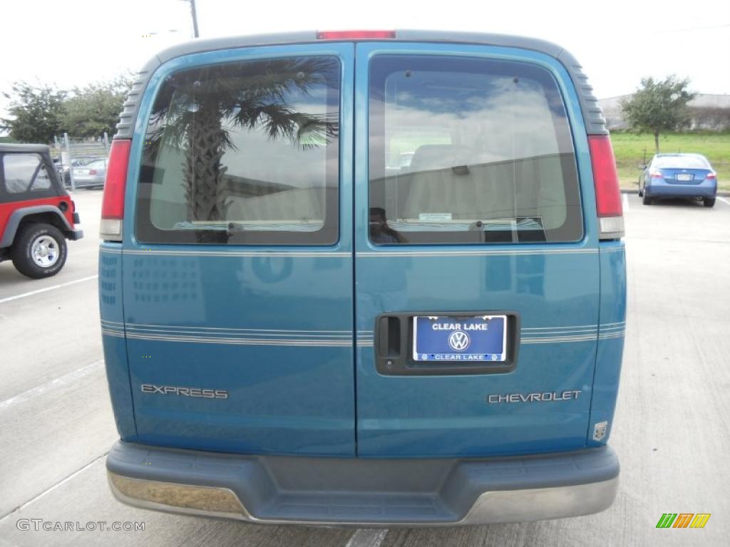 1999 Express 1500 Passenger Conversion Van - Medium Fernmist Green Metallic / Neutral photo #6