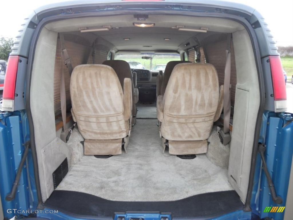 1999 Express 1500 Passenger Conversion Van - Medium Fernmist Green Metallic / Neutral photo #10