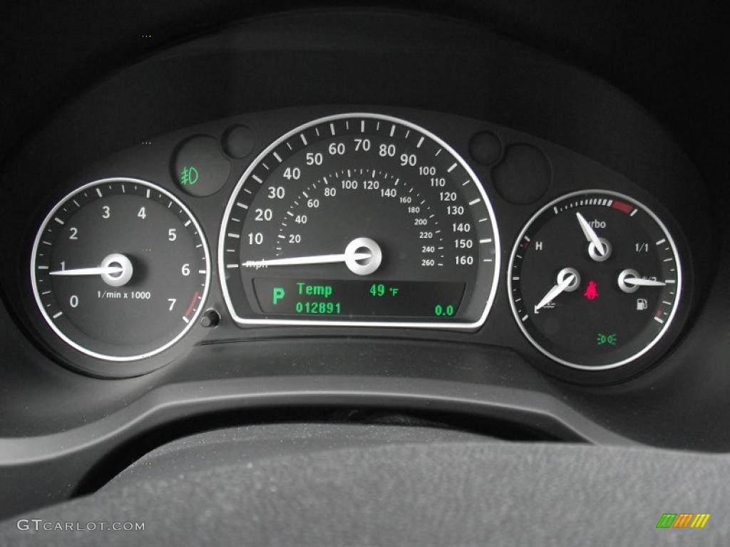 2009 Saab 9-3 2.0T SportCombi Gauges Photo #45997571