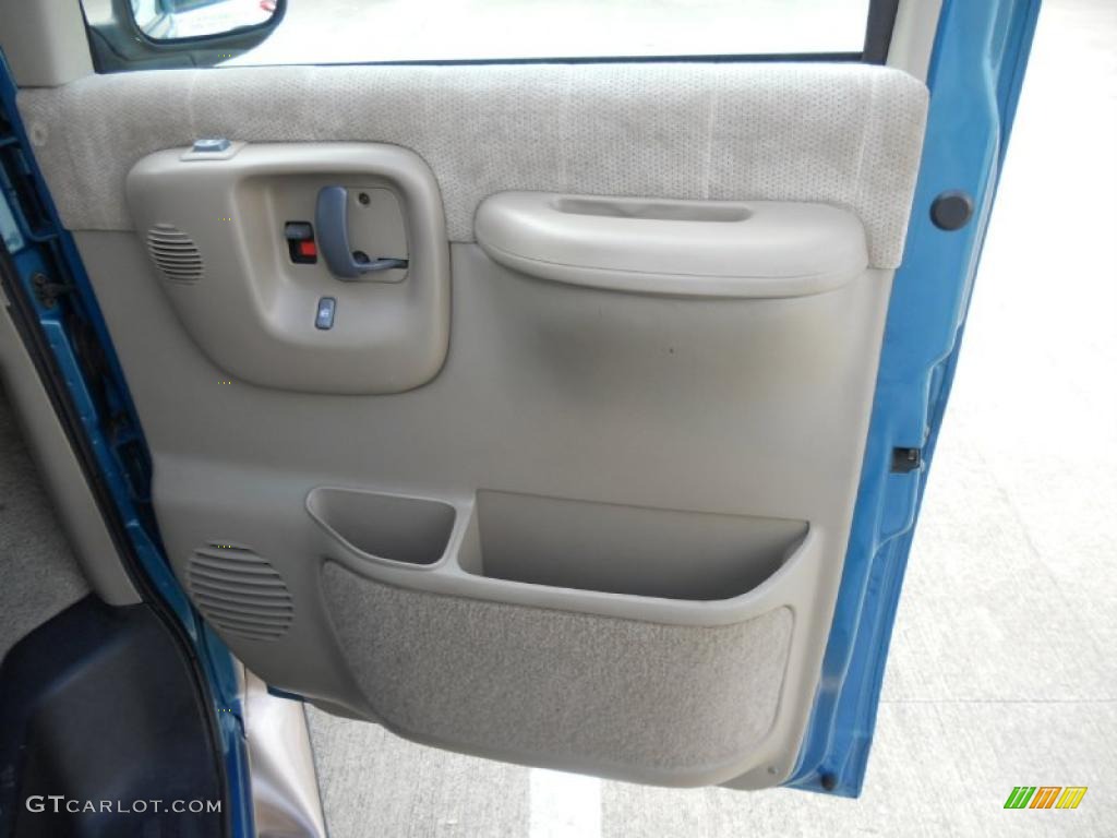 1999 Express 1500 Passenger Conversion Van - Medium Fernmist Green Metallic / Neutral photo #15