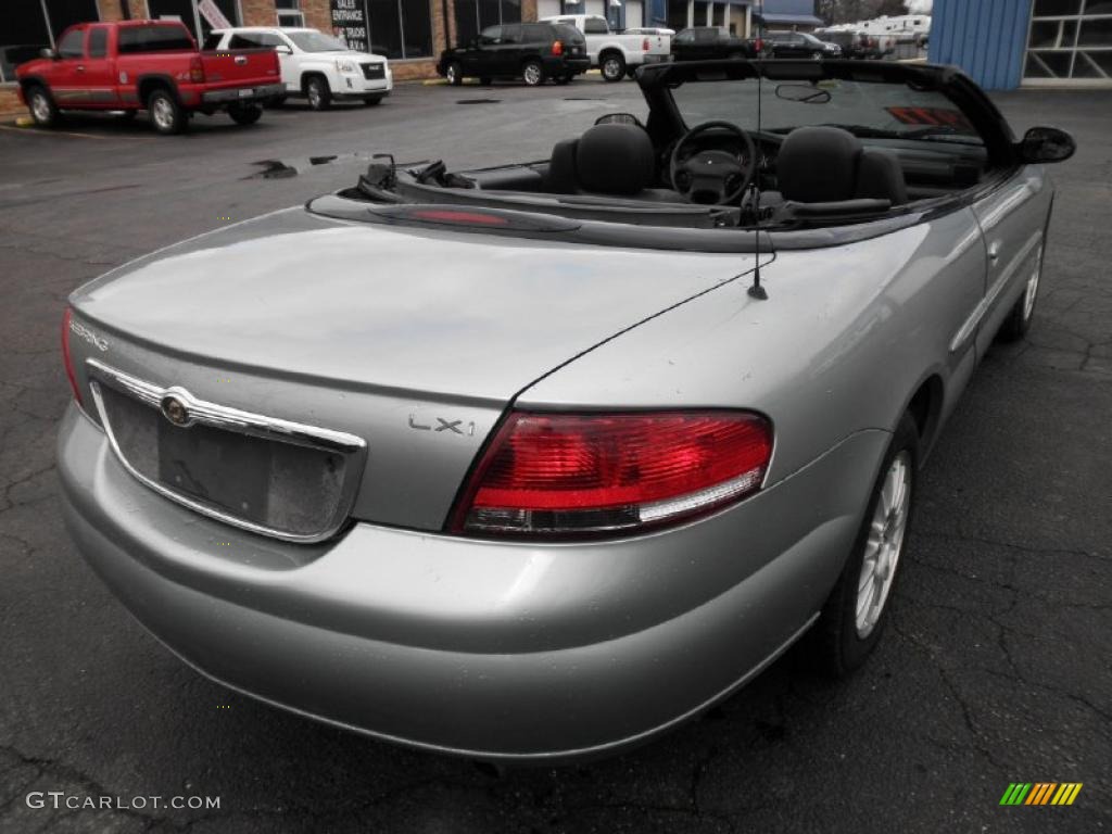 2004 Sebring LXi Convertible - Bright Silver Metallic / Dark Slate Gray photo #16