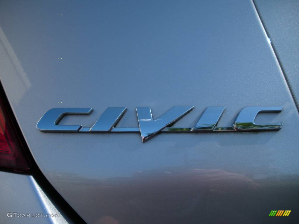 2007 Civic EX Coupe - Alabaster Silver Metallic / Black photo #9