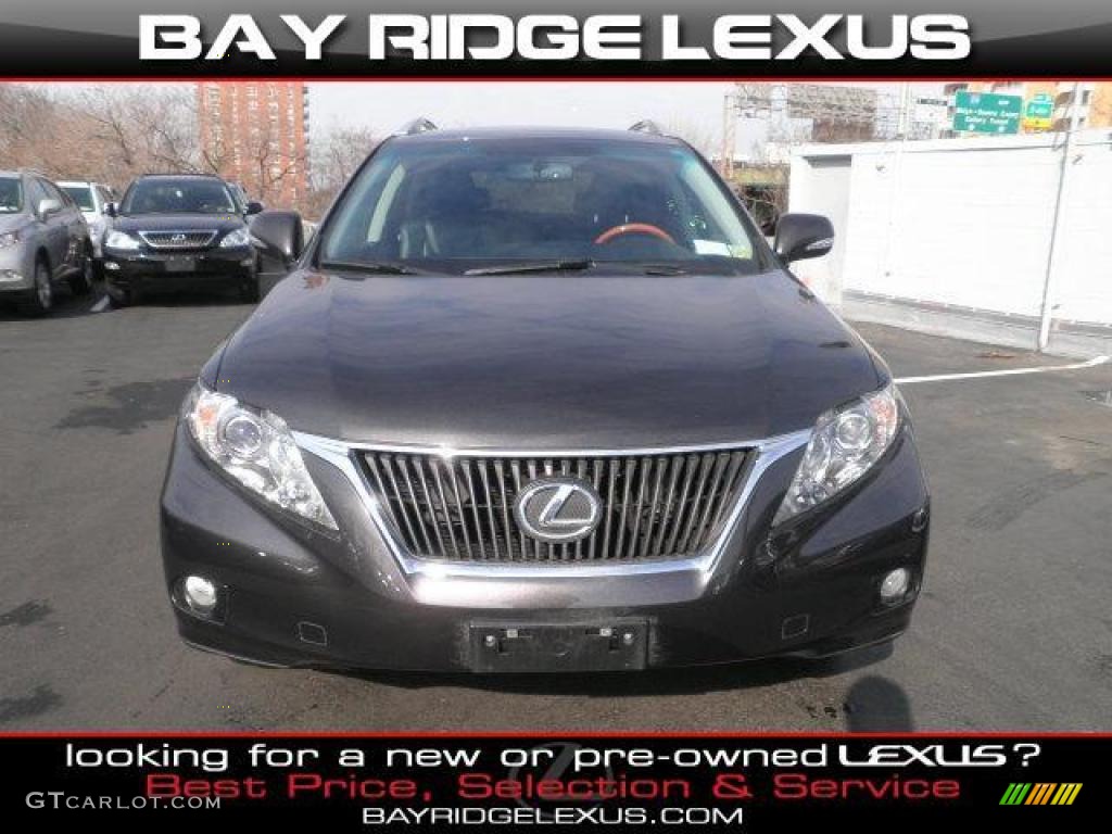 2010 RX 350 AWD - Truffle Brown Mica / Black/Brown Walnut photo #2