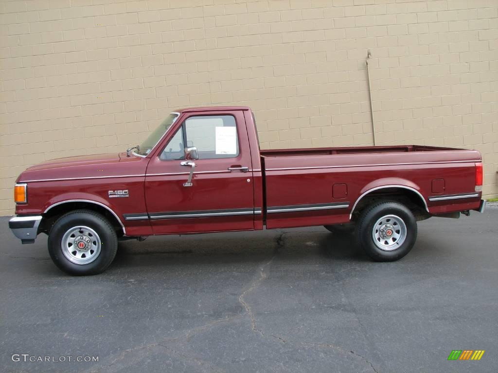 Cabernet Red Ford F150