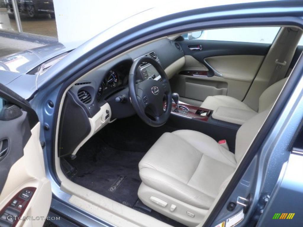 Cashmere Beige Interior 2008 Lexus IS 350 Photo #45999680