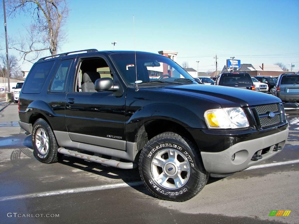 2001 Explorer Sport 4x4 - Black / Dark Graphite photo #3