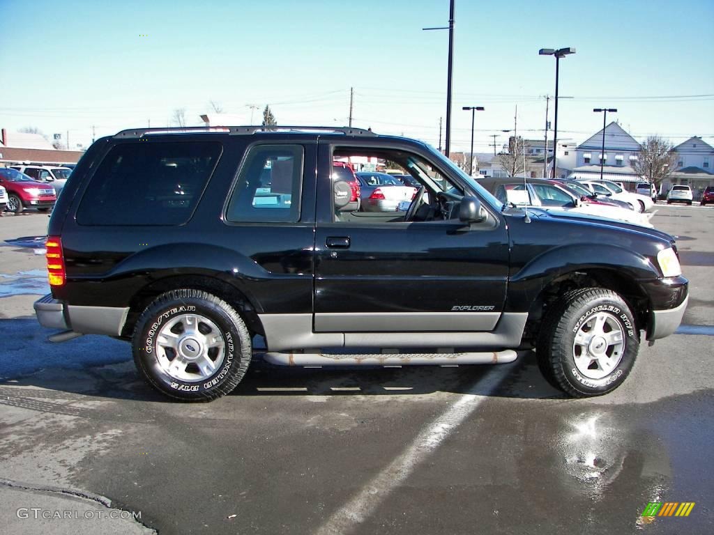 2001 Explorer Sport 4x4 - Black / Dark Graphite photo #4