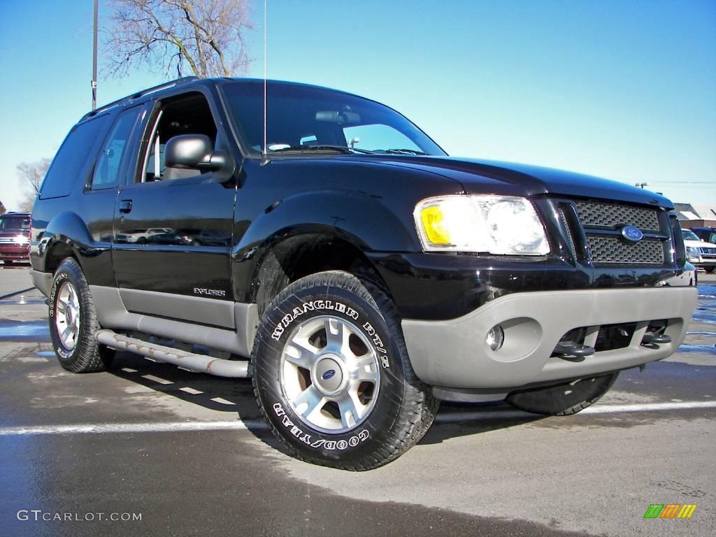 2001 Explorer Sport 4x4 - Black / Dark Graphite photo #24