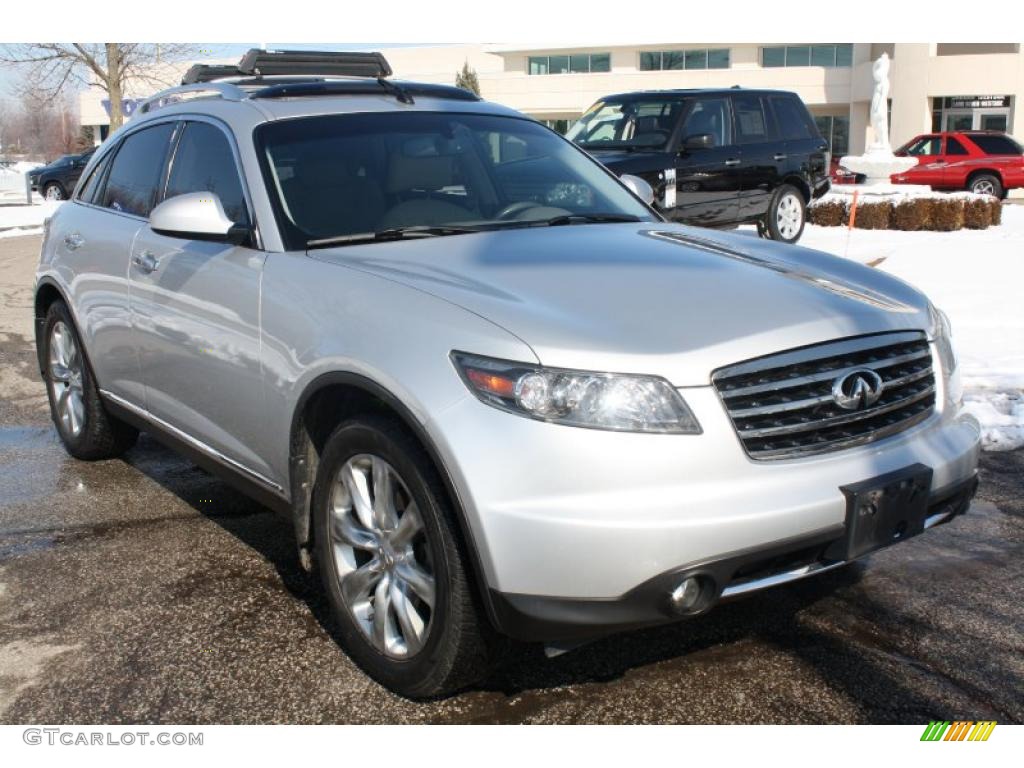 2006 FX 45 AWD - Liquid Platinum Metallic / Wheat photo #1