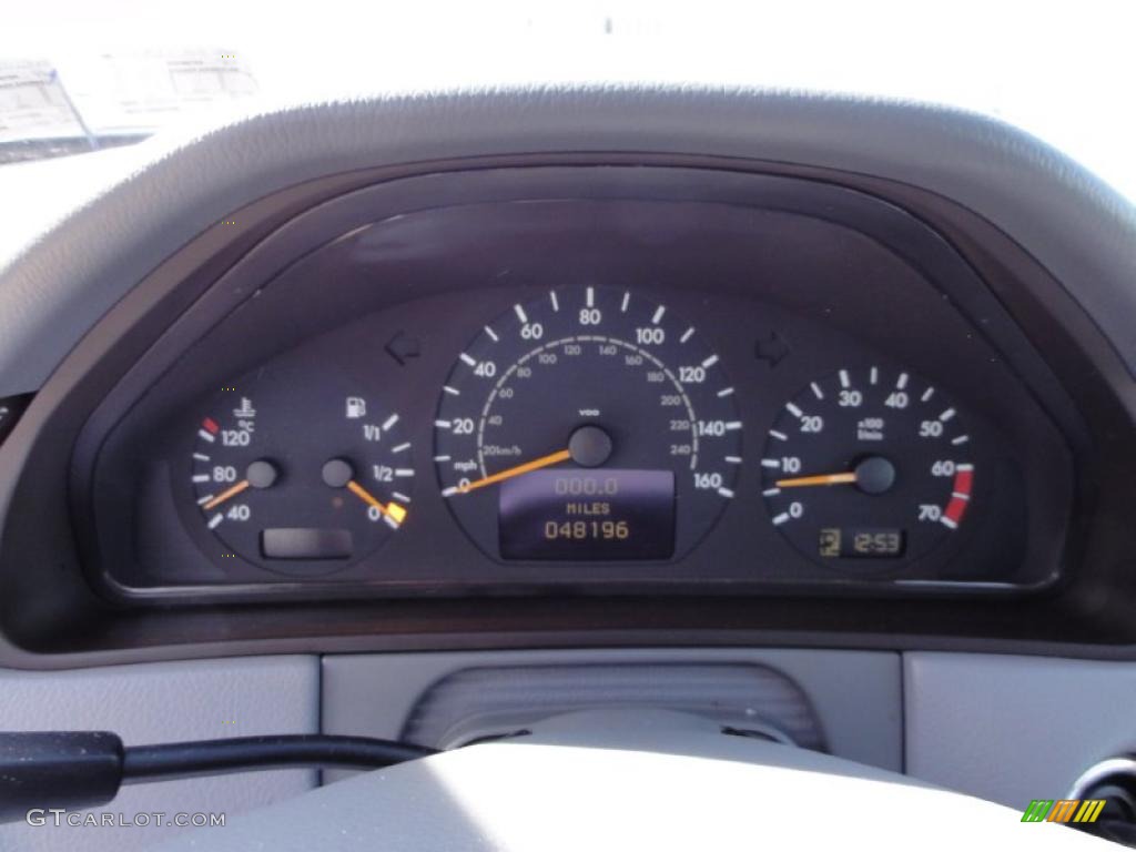 2002 Mercedes-Benz E 430 Sedan Gauges Photo #46004122