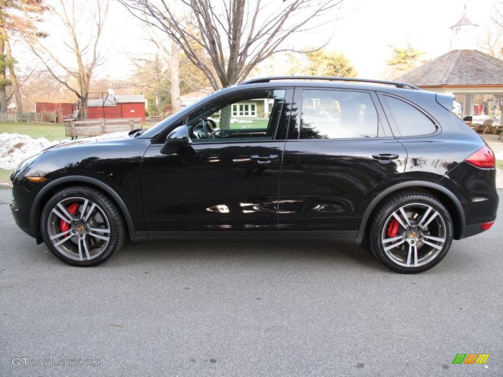 Black 2011 Porsche Cayenne Turbo Exterior Photo #46004254