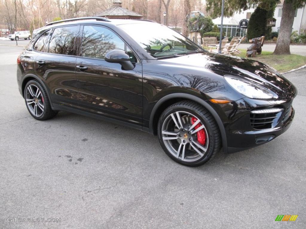 Black 2011 Porsche Cayenne Turbo Exterior Photo #46004326