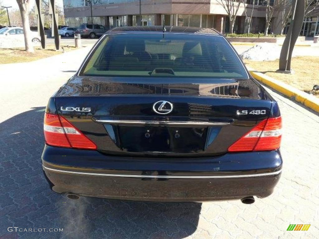 2004 LS 430 - Blue Onyx Pearl / Saddle photo #3