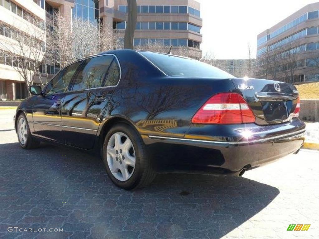 2004 LS 430 - Blue Onyx Pearl / Saddle photo #4