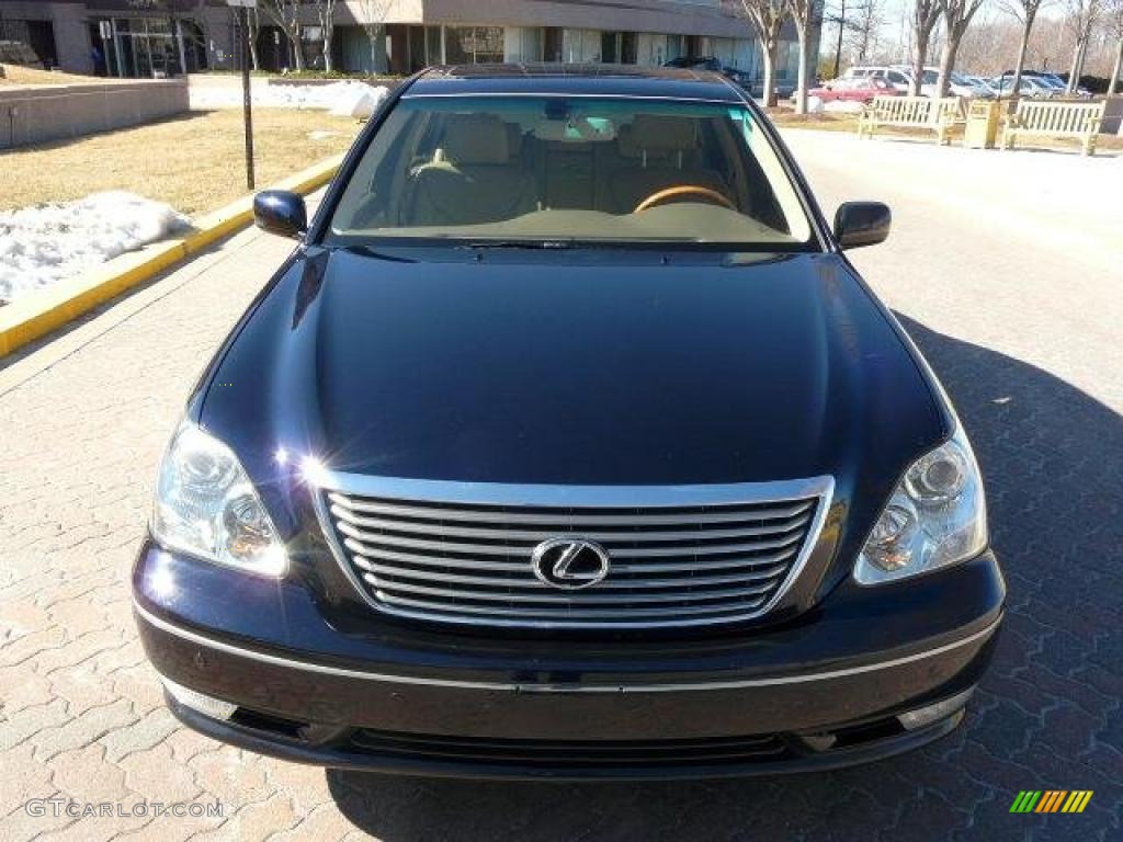 2004 LS 430 - Blue Onyx Pearl / Saddle photo #8