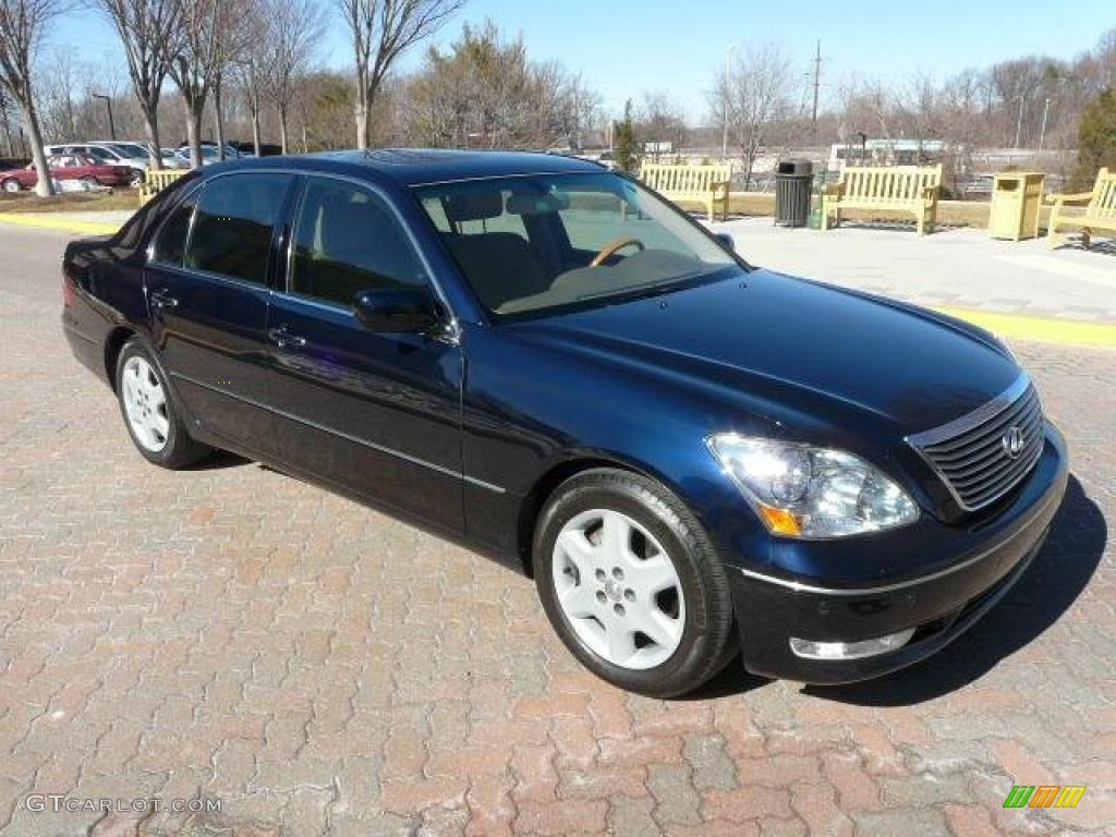 2004 LS 430 - Blue Onyx Pearl / Saddle photo #11
