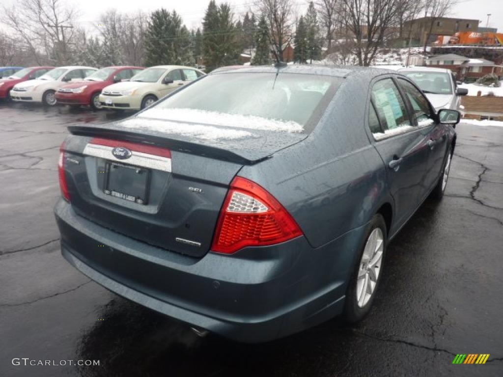 2011 Fusion SEL V6 - Steel Blue Metallic / Charcoal Black photo #2