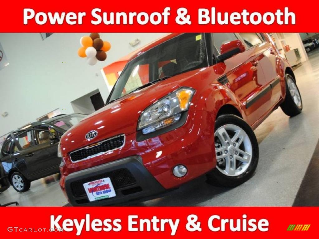 Molten Red Kia Soul