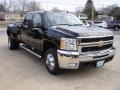 Front 3/4 View of 2010 Silverado 3500HD LTZ Crew Cab Dually