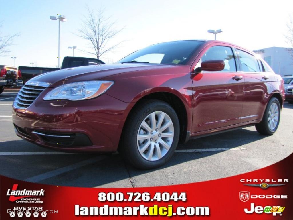 2011 200 Touring - Deep Cherry Red Crystal Pearl / Black photo #1
