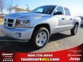 2011 Bright Silver Metallic Dodge Dakota Big Horn Crew Cab  photo #1