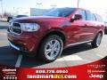 2011 Inferno Red Crystal Pearl Dodge Durango Crew  photo #1