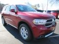 2011 Inferno Red Crystal Pearl Dodge Durango Crew  photo #4