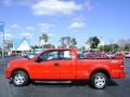 2004 Bright Red Ford F150 STX SuperCab  photo #4