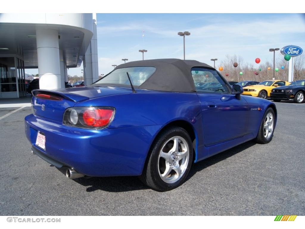 Monte Carlo Blue Pearl 2000 Honda S2000 Roadster Exterior Photo #46007375