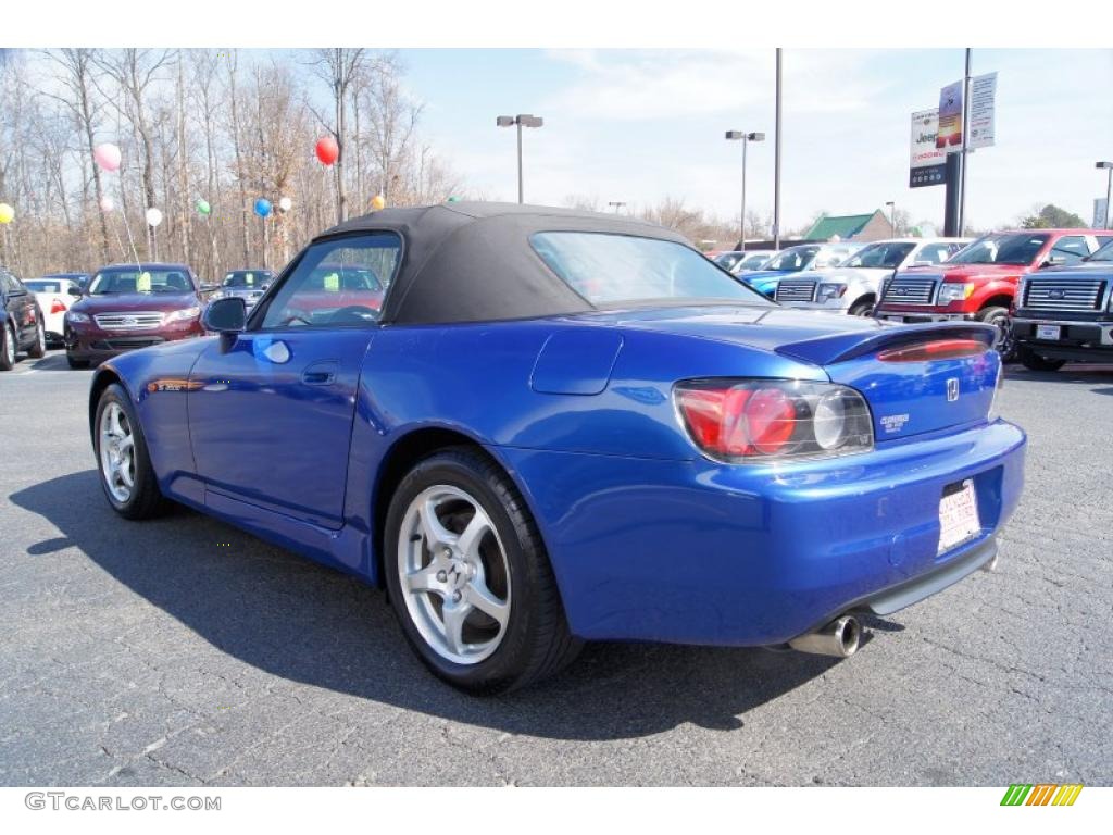 Monte Carlo Blue Pearl 2000 Honda S2000 Roadster Exterior Photo #46007753