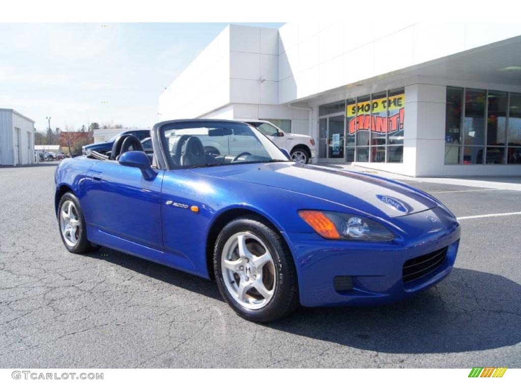 Monte Carlo Blue Pearl 2000 Honda S2000 Roadster Exterior Photo #46007840