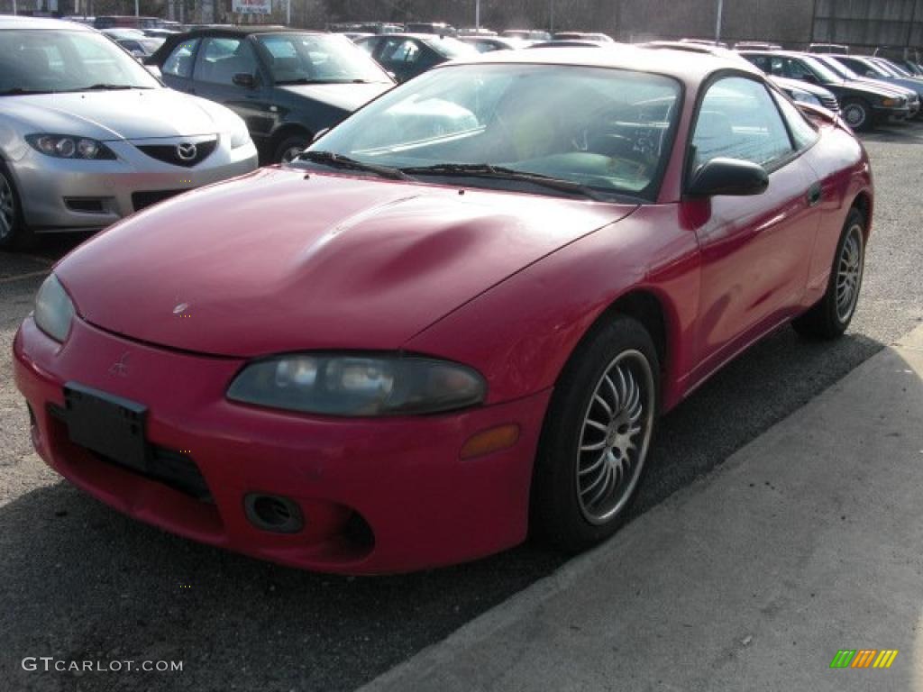 1997 Eclipse RS Coupe - Saronno Red / Gray photo #3