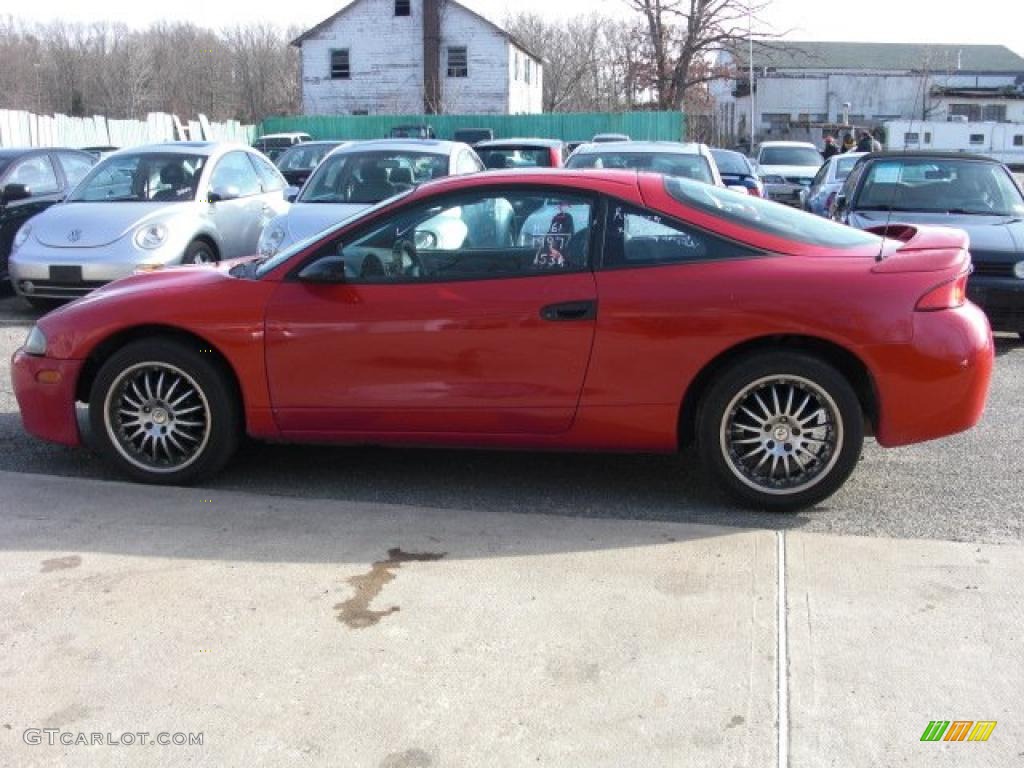 1997 Eclipse RS Coupe - Saronno Red / Gray photo #4