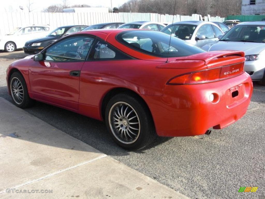 1997 Eclipse RS Coupe - Saronno Red / Gray photo #5