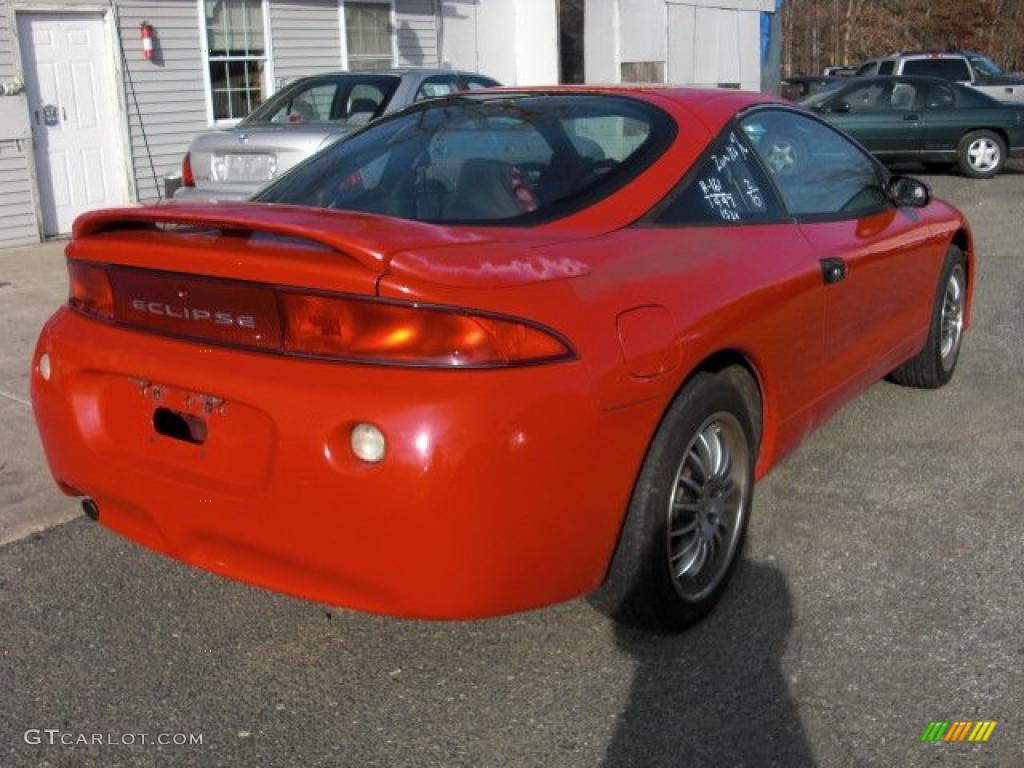 1997 Eclipse RS Coupe - Saronno Red / Gray photo #7