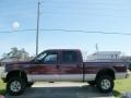 2004 Dark Toreador Red Metallic Ford F350 Super Duty Lariat Crew Cab 4x4  photo #2