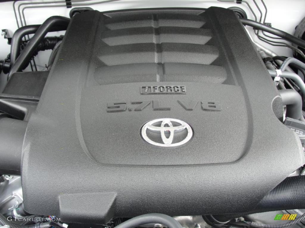 2011 Toyota Tundra Texas Edition CrewMax 5.7 Liter i-Force DOHC 32-Valve Dual VVT-i V8 Engine Photo #46009229