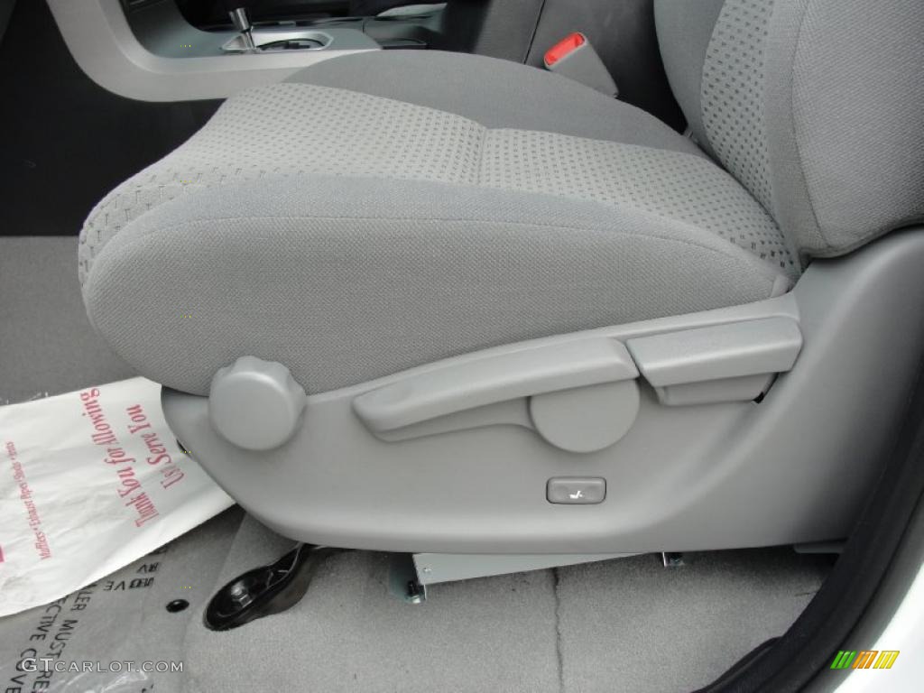 2011 Tundra Texas Edition CrewMax - Super White / Graphite Gray photo #25