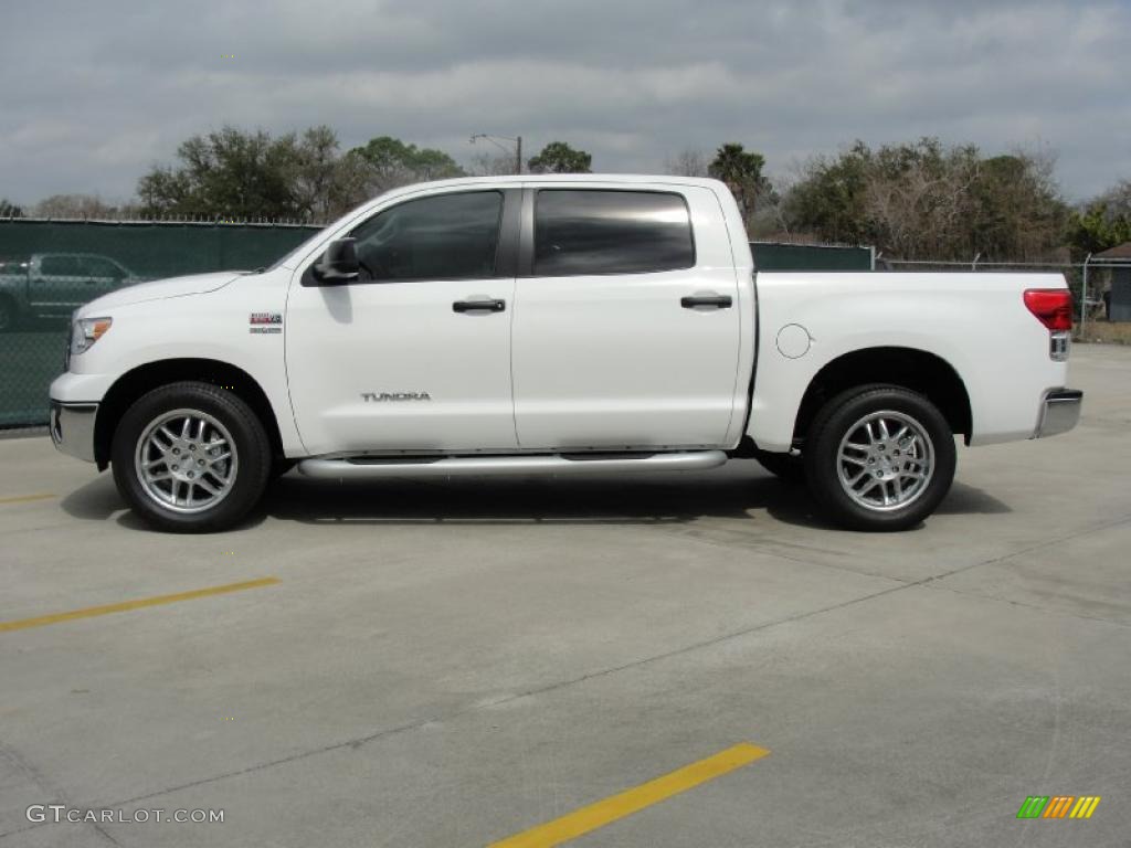 Super White 2011 Toyota Tundra Texas Edition CrewMax Exterior Photo #46009340