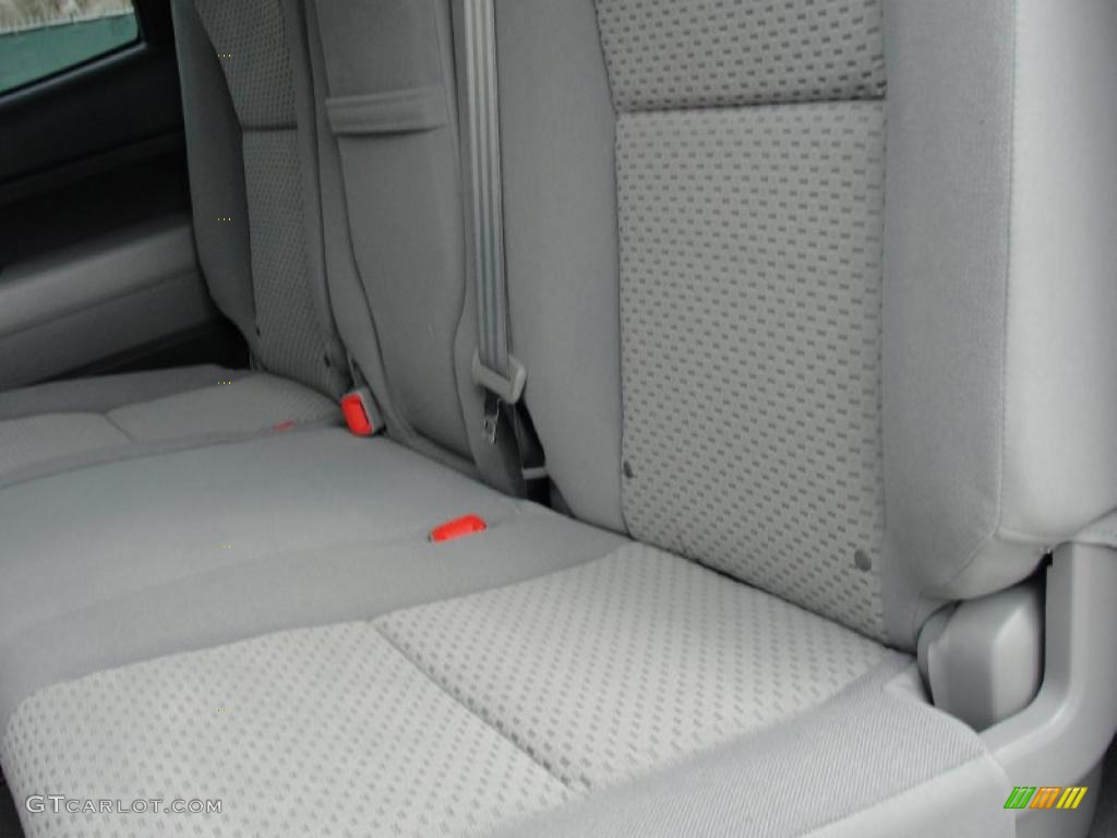 2011 Tundra Texas Edition CrewMax - Super White / Graphite Gray photo #47
