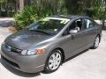 2007 Galaxy Gray Metallic Honda Civic LX Sedan  photo #4