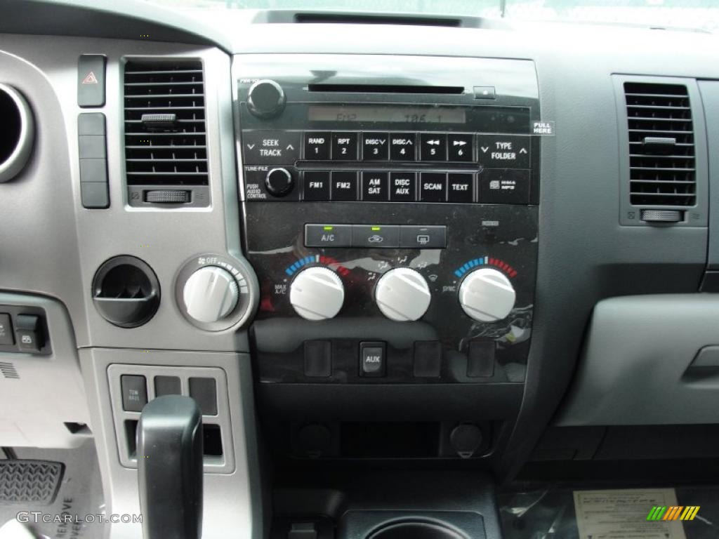 2011 Tundra Texas Edition CrewMax - Super White / Graphite Gray photo #53
