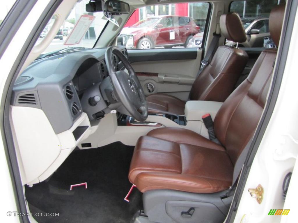 Saddle Brown Interior 2006 Jeep Commander Limited Photo #46009844